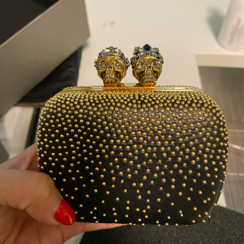 Alexander McQueen runway clutch